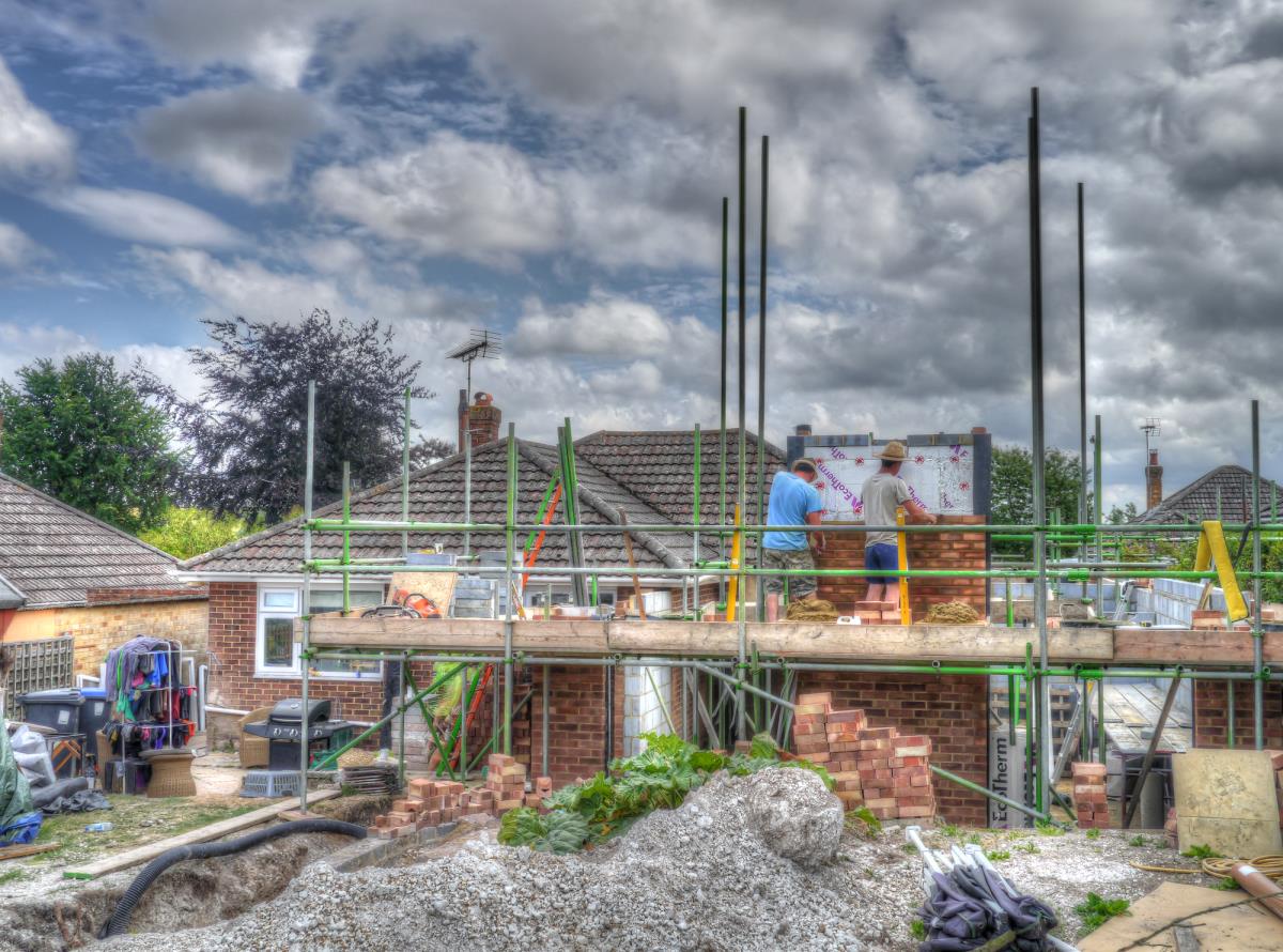 great weather for building