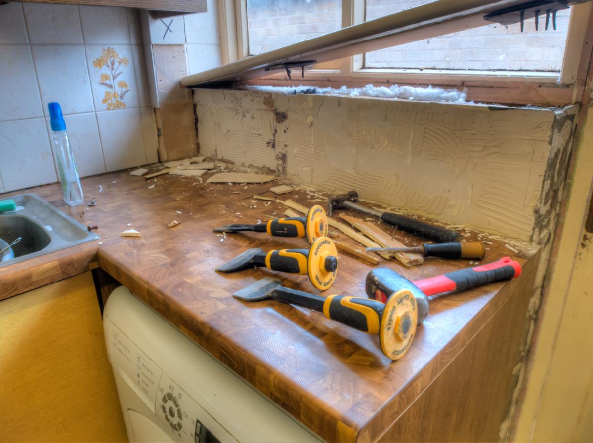 Kitchen conversion starts