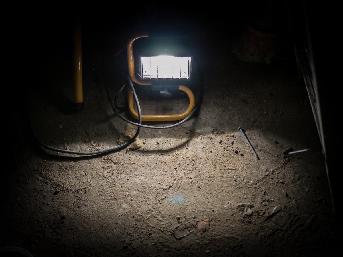Only source of light